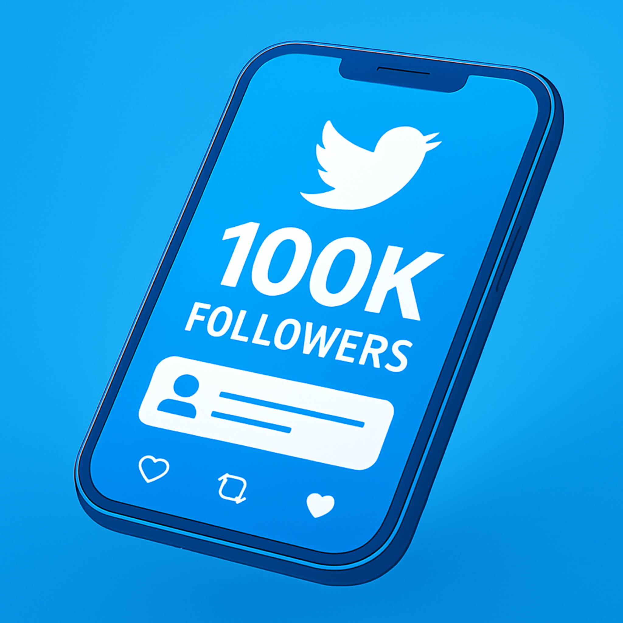 100K Followers Twitter (X)